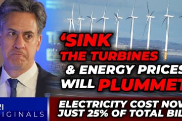 ‘SINK wind turbines and energy costs will plummet!’ Net zero sends UK bills to highest in the world
