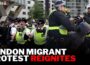 Police rush to London migrant hotel as HEATED protests reignite