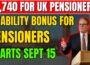 Attention UK Seniors: Claim Up to £5,740 Disability Benefit Starting Sept 2025