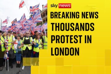 Police say 110,000 at ‘Unite the Kingdom’ rally