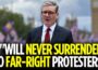 UK PM Starmer Britian Will ‘Never Surrender’ To Far-Right Protesters