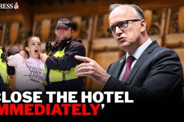 Epping MP ERUPTS in the Commons at Labour’s migrant hotel ‘DISGRACE’