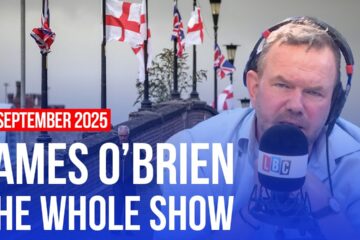 I’ve returned to a country covered in flags | James O’Brien – The Whole Show