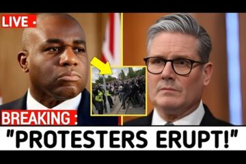 Furious UK Protesters ERUPT at Keir Starmer & David Lammy Outside Conference Hall!