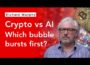 Crypto vs AI — which bubble bursts first?