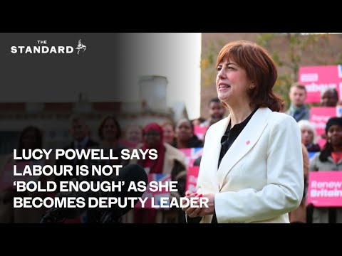Lucy Powell says Labour not ‘bold enough’ in office as she becomes deputy leader