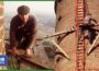 1982: FRED DIBNAH shows HOW to erect a CHIMNEY SCAFFOLD at 200 feet! | Fred | 1980s | BBC Archive