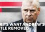 Majority of UK wants Prince Andrew formally stripped of title