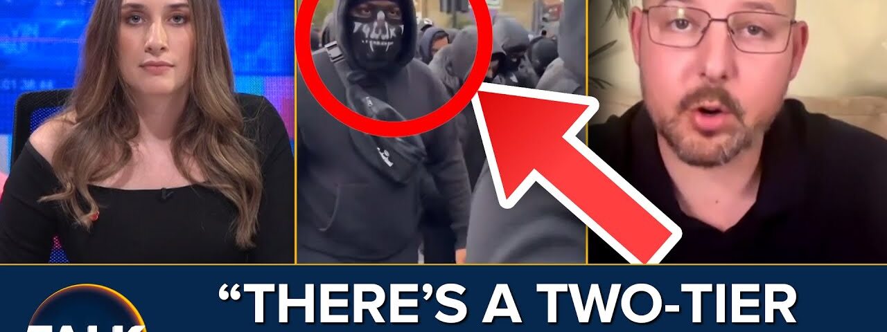 “Complete Double Standards!” | Masked Muslim Men Protest On The Streets Of London