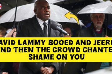David Lammy booed and jeered and then the crowd chanted SHAME ON YOU