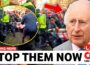 Watch How King Charles REACTS To Angry UK Protesters Who STORM the House Of Commons.