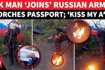 ‘Kiss My A**, Your Bloody…’: UK Soldier ‘FIGHTS’ For Russia, BURNS British Passport On Cam