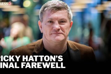 Boxing legend Ricky Hatton’s funeral in Manchester
