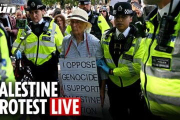 LIVE: Mass pro-Palestine protest takes place in London despite PM’s plea to ‘show respect’