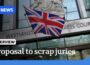 UK justice secretary proposes scrapping juries