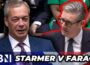 WATCH: Keir Starmer takes aim at Nigel Farage as MUZZLED Reform leader unable to respond