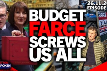 LIVE! BUDGET LEAK FARCE AFTER RACHEL THIEVES SCREWS US ALL OVER TAX AS DEEP STATE ARREST FARMERS