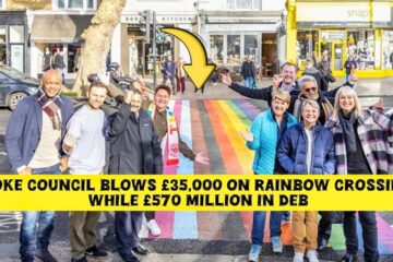 Broke Council Blows £35,000 on Rainbow Crossings While £570 MILLION in Deb